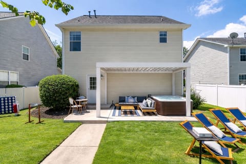 Newly installed screened in pergola.