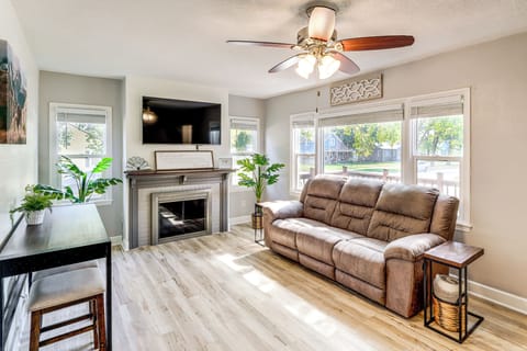 Yankton Vacation Rental | 3BR | 1BA | 1,400 Sq Ft | Step to Enter