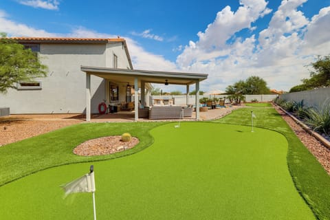 Private Backyard Area | Outdoor Pool (Heated w/ Fee)