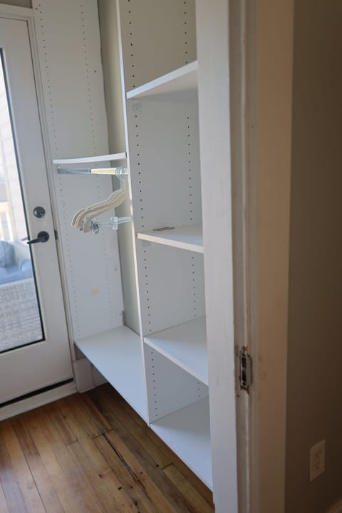 Ample storage in this walk-in closet!