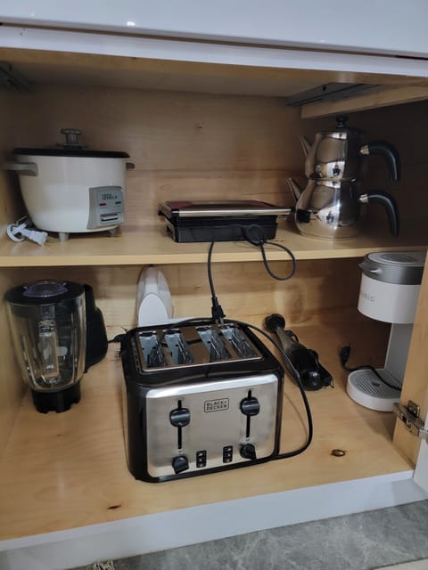 Fully stocked kitchen