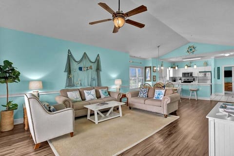 Living, Dinning, Kitchen.