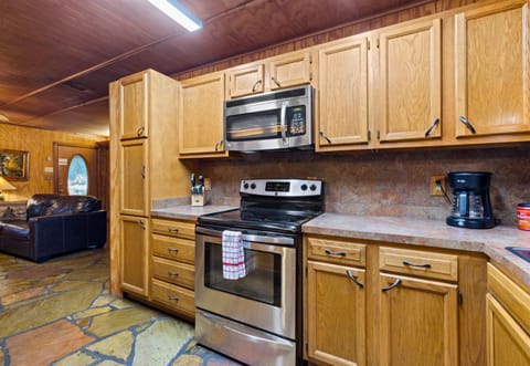 Fully stocked kitchen ready for homemade meals.