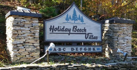 Welcoming entrance signage.
