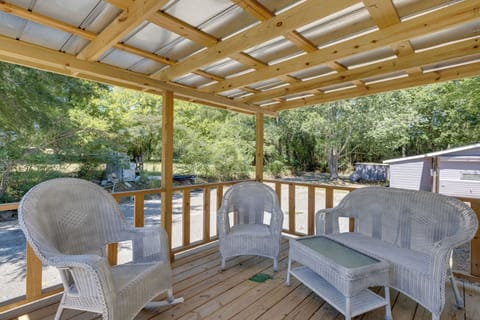 Langston Vacation Rental | 2BR | 1BA | 640 Sq Ft | Stairs Required