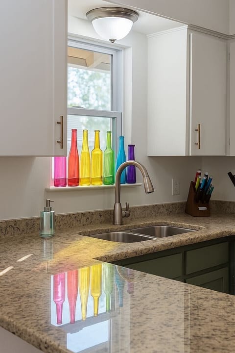 fully stocked kitchen