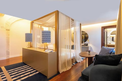 Unwind in your spacious suite with elegant lounge seating.