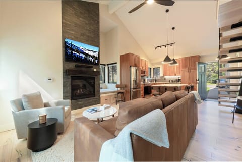 Comfortable, warm and inviting living room.