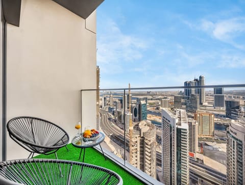 Private Balcony with City views