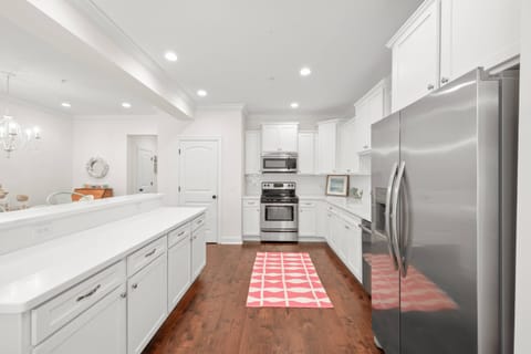 The large, elegant kitchen has everything you need to prepare meals on those nights you don't feel like going out.