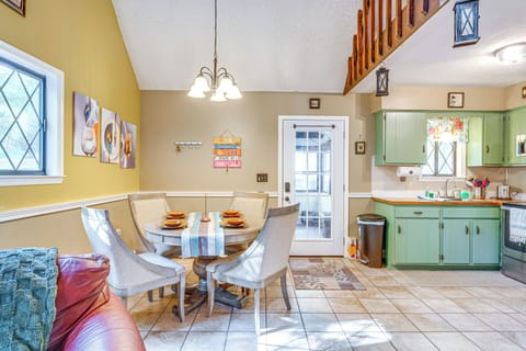 Dining Area | Dishware & Flatware | Coffee Bar | 1st Floor