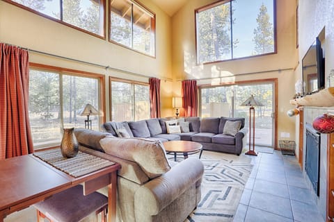 Behind the Dining Area is the Downstairs Living Area