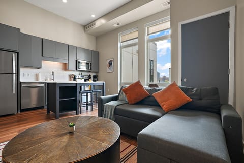 Living and Kitchen Area