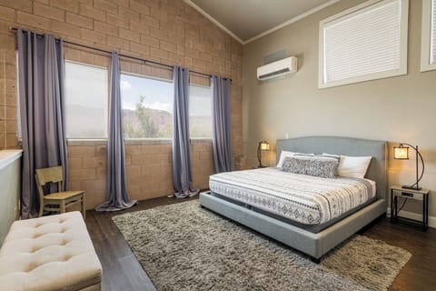 Peaceful nights and restful mornings start right here in the King Bedroom