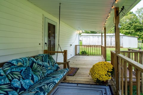 Cozy front porch for relaxing