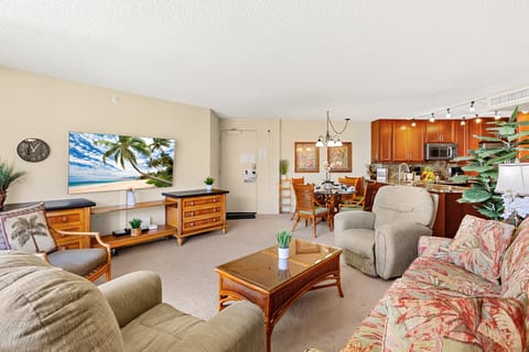 Stay cool with central air conditioning throughout the condo.