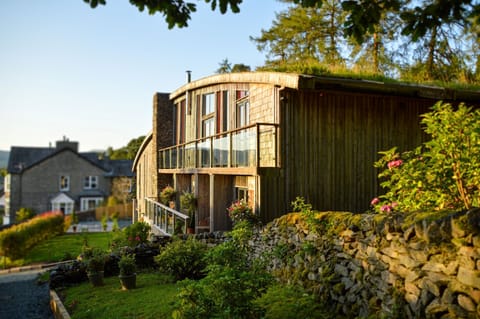 The exterior of Crescent House, Lake District