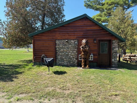 Cabin Entrance and BBQ