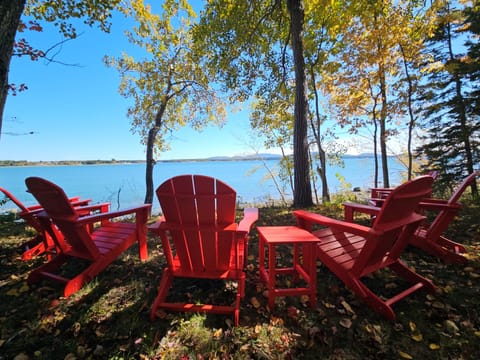 Backyard views to the mountains of Acadia