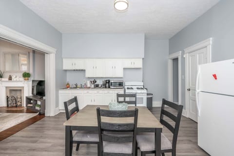 The inviting eat-in kitchen offers ample space & all the comforts of home​