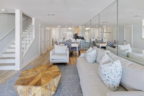 Gulf-Front Living Room