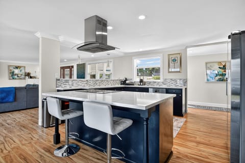 Indoors, Kitchen, Kitchen Island, Floor, Flooring