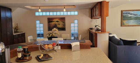 Elegant Dining Rm with Dry Bar, Lighted China Cabinets & Extra Pantry