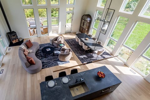 The great room is perfect for family gatherings!
