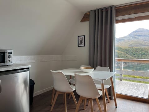 Dining Area | Schiehallion - Kylesku Lodges, Kylesku, near Lairg