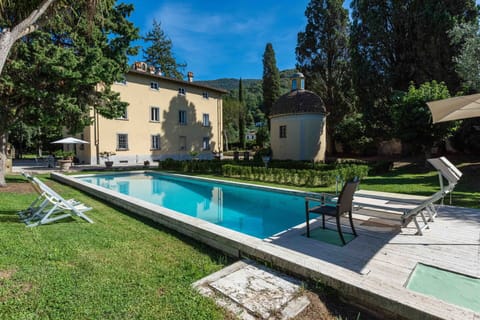 Home, Estate, Garden, Landscaping, Swimming Pool, Hacienda, Yard, Lawn, Shade, Backyard