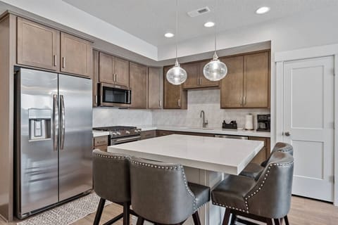 Well stocked kitchen perfect for group meals