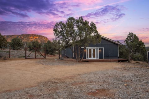 Relax on the expansive front porch and take in the stunning mountain views.