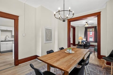 Dining table with plenty of room for family and friends