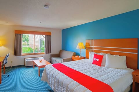 Bedroom. Interior and views may vary based on location and availability