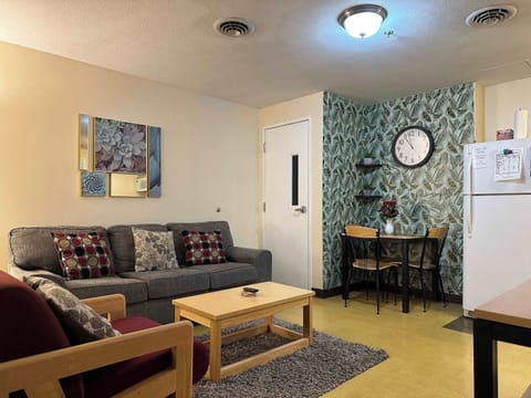 Kick back and relax in our comfy living rooms.