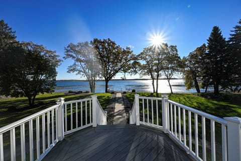 View of Lake Lizzie from wrap around deck
