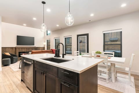 Open kitchen and dining space make it easy to cook, gather, and connect.