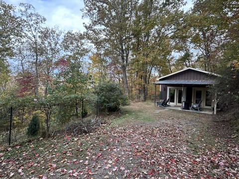 Driveway view of the house