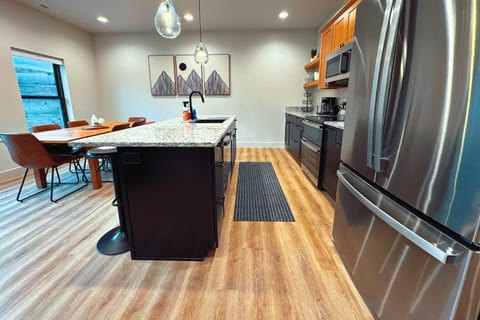 From the stainless steel appliances to the wide array of cookware, this kitchen has everything you'll need to whip up meals for the whole group.