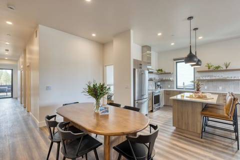 Bright dining area with seamless flow into the kitchen.