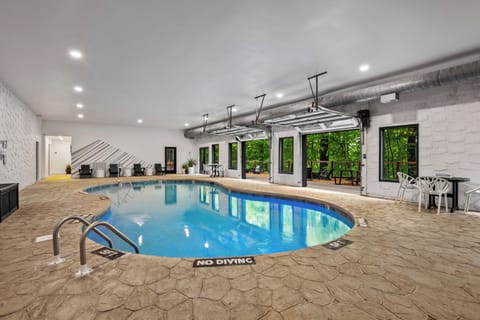 Relax in one of the Smokies’ largest communal indoor heated pools!