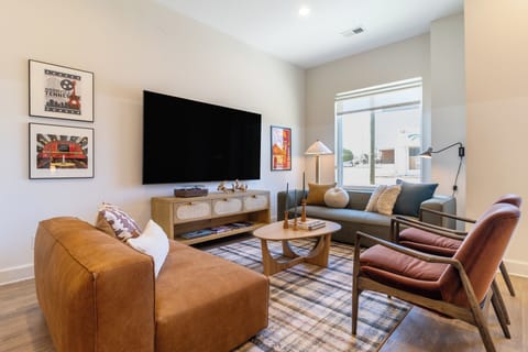 Multiple living areas and spaces to relax.