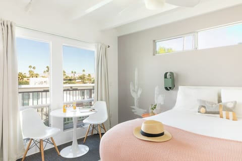 Queen bed in bedroom 2.