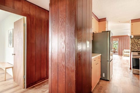 View into Ocean/Garden facing Bedroom #2 and kitchen