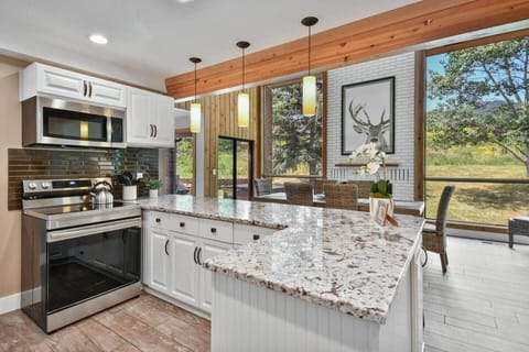 Looking toward Dining area and Canyons Ski area in the back