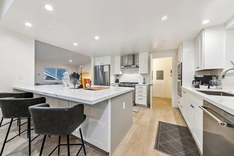 Open Kitchen with Counter Seating