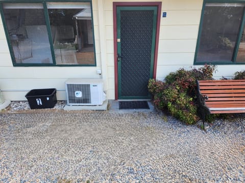 Flat 2 - Entrance - split system air conditioner