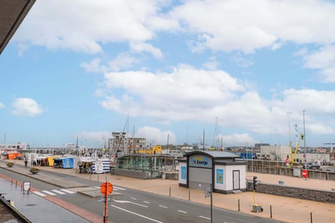 Bright harbor view from the balcony, perfect for morning coffee moments