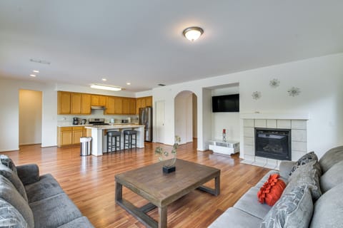 Property Interior | 2-Story Home | Free WiFi | Central A/C & Heating