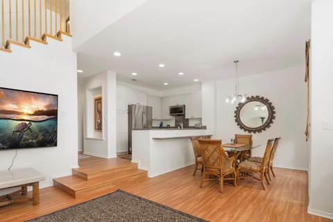 Dining area and kitchen